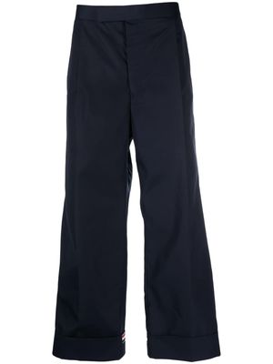 Thom Browne RWB-stripe tailored trousers - Blue