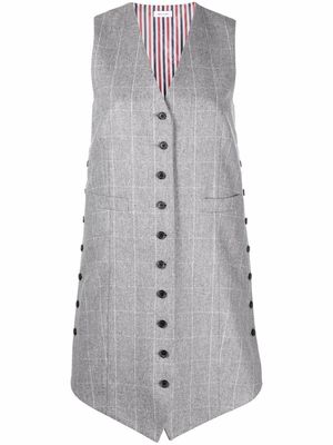 Thom Browne RWB-stripe wool waistcoat - Grey