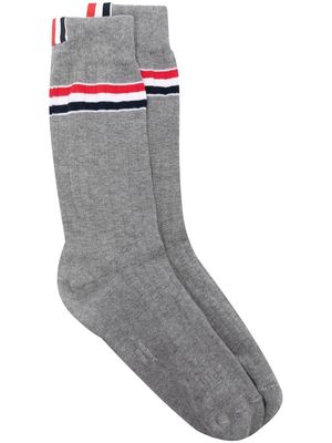 Thom Browne RWB striped socks - Grey
