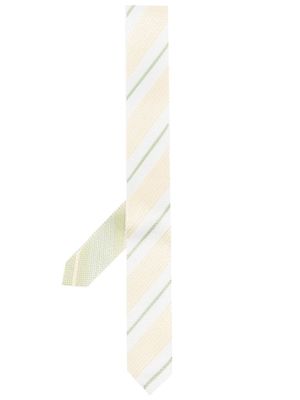 Thom Browne RWB striped tie - 722 LIGHT YELLOW