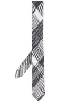 Thom Browne RWB striped tie - Grey