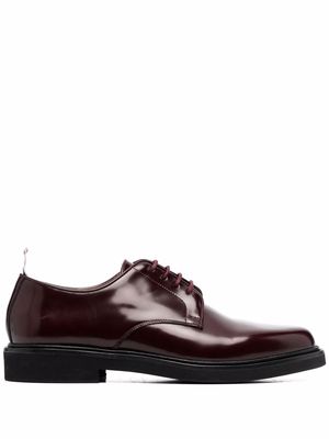 Thom Browne RWB tap lace-up shoes - Red
