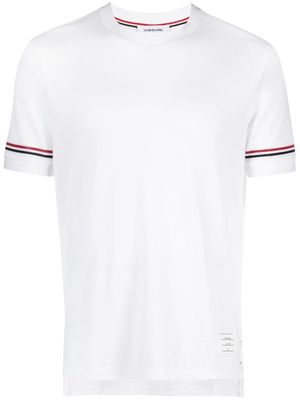 Thom Browne RWV-stripe knitted top - White