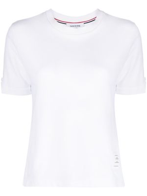 Thom Browne sequin-embellished cotton T-shirt - White