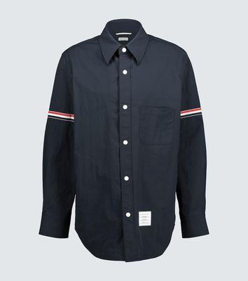 Thom Browne Shirt jacket with grosgrain armband