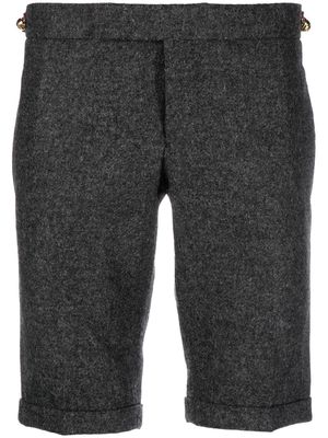 Thom Browne side-stripe tailored shorts - Grey