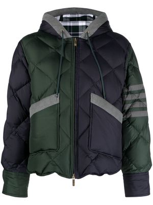 Thom Browne signature 4-Bar stripe jacket - Green