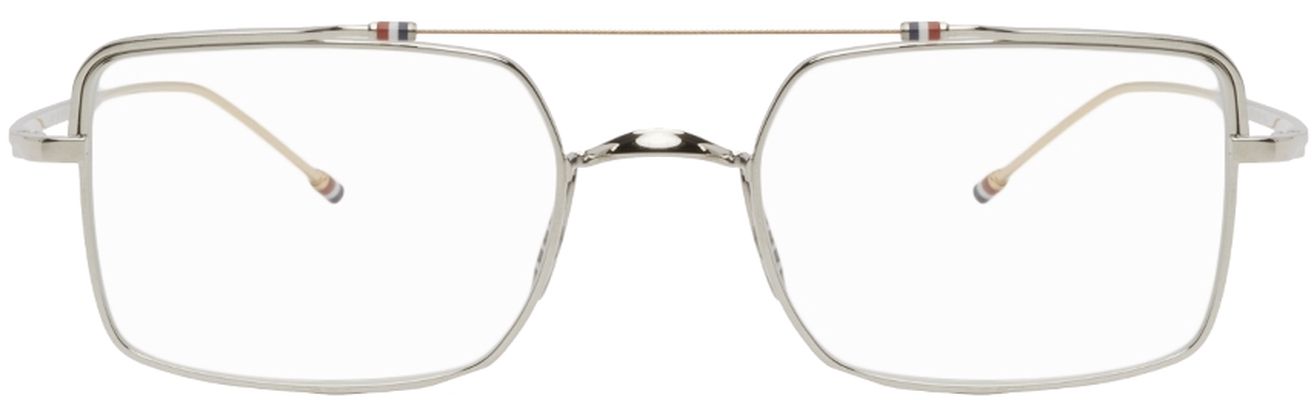 Thom Browne Silver TB909 Glasses