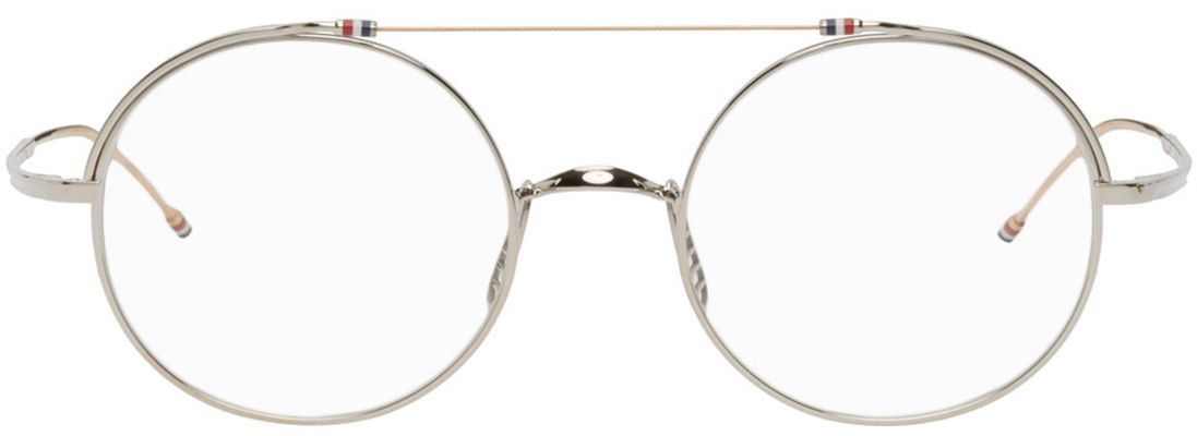 Thom Browne Silver TB910 Glasses