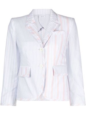 Thom Browne single-breasted button-fastening jacket - White