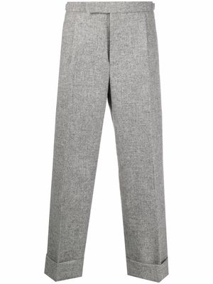 Thom Browne straight-leg wool trousers - Grey