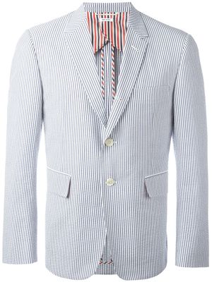 Thom Browne striped blazer - White