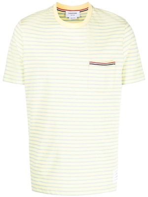 Thom Browne striped cotton T-shirt - Green
