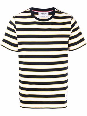 Thom Browne striped short-sleeve T-shirt - Blue