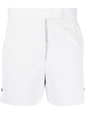 Thom Browne striped tailored shorts - Grey