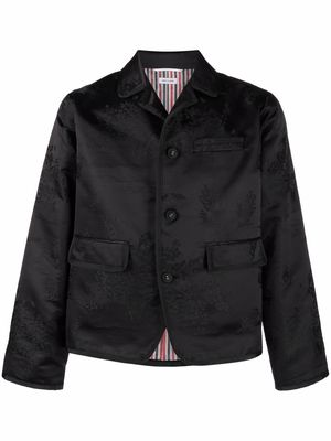 Thom Browne tailored button-front blazer - Black