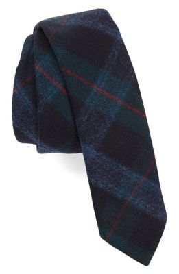 Thom Browne Tartan Wool & Cashmere Flannel Tie in Seasonal Multi