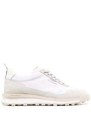 Thom Browne Tech Runner suede sneakers - White