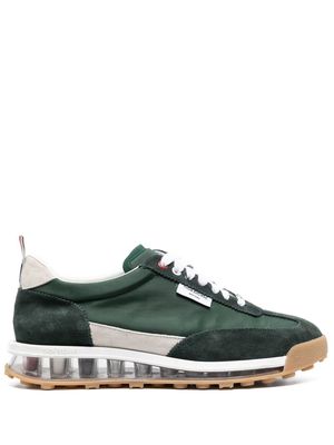 Thom Browne translucent-sole leather sneakers - Green