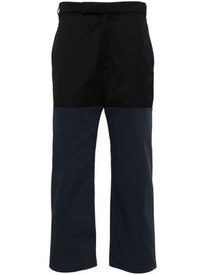 Thom Browne Unconstructed Combo straight-leg trousers - Blue