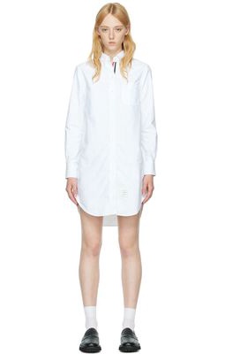 Thom Browne White Cotton Dress