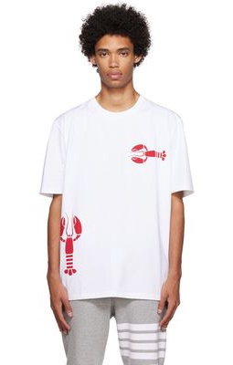 Thom Browne White Lobster T-Shirt