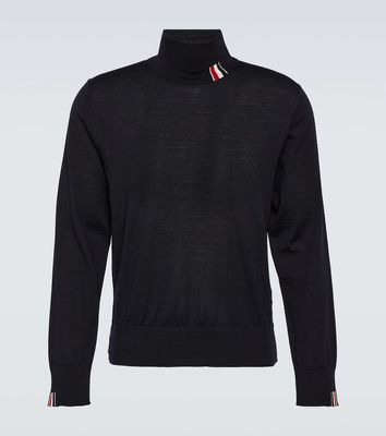 Thom Browne Wool-blend turtleneck sweater