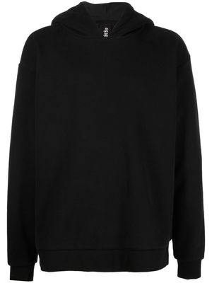 Thom Krom classic-hood long-sleeve hoodie - Black