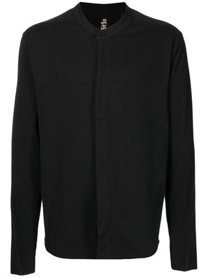Thom Krom collarless button-front shirt - Black