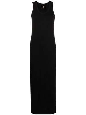 Thom Krom contrast-stitch maxi dress - Black