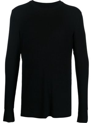 Thom Krom crew-neck long-sleeve jumper - Black