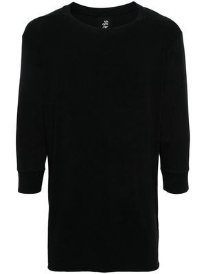 Thom Krom crew-neck long-sleeves T-shirt - Black