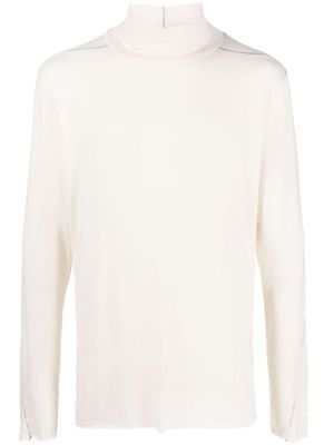Thom Krom decorative-stitching high-neck sweatshirt - Neutrals