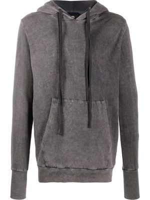 Thom Krom drawstring long-sleeve hoodie - Grey