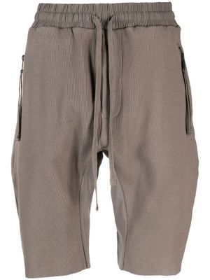 Thom Krom drawstring textured track shorts - Grey
