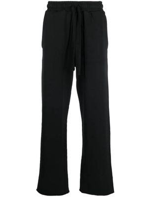 Thom Krom drawstring-waistband cotton track pants - Black