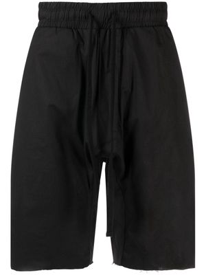Thom Krom drop-crotch drawstring shorts - Black