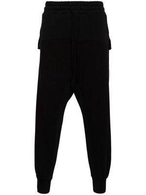 Thom Krom drop-crotch panelled track pants - Black
