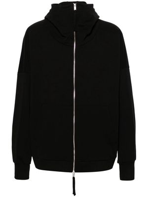 Thom Krom drop-shoulder cotton hoodie - Black