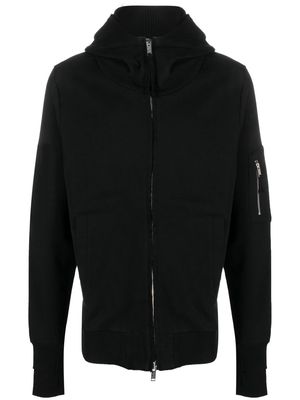 Thom Krom hooded cotton jacket - Black