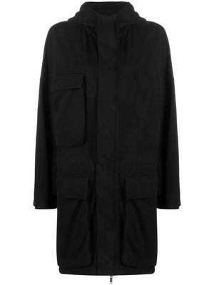 Thom Krom hooded parka coat - Black