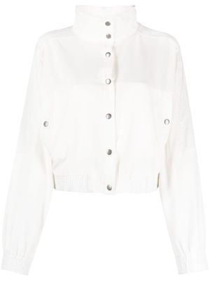 Thom Krom long-sleeve cotton-blend jacket - White