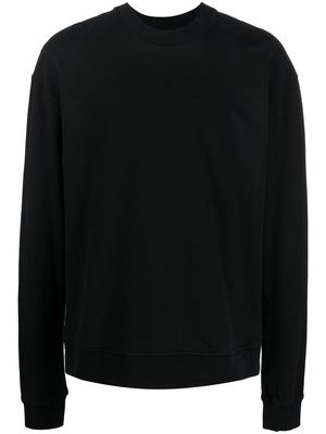 Thom Krom long-sleeve crew-neck sweatshirt - Black
