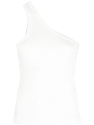 Thom Krom one-shoulder tank top - White