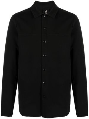 Thom Krom press-stud fastening cotton shirt - Black