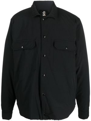 Thom Krom press-stud padded shirt jacket - Black