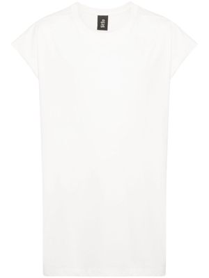 Thom Krom raw-cut sleeveless T-shirt - White