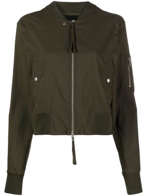 Thom Krom zip-up bomber jacket - Green