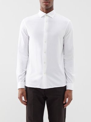 Thom Sweeney - Washed-cotton Shirt - Mens - White
