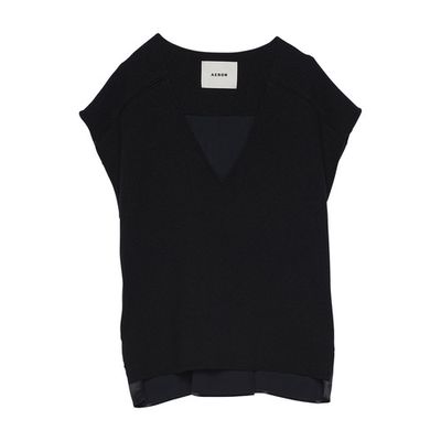 Thorne sleeveless knitted top